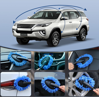 Duster extensible pour l'extérieur de la voiture pour le nettoyage, brosse de nettoyage anti-rayures en microfibre pour l'intérieur, kits de nettoyage de voiture