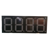 Papan Reklame Elektronik LED Antiair Luar Ruangan Tanda Harga LED Layar Pompa Bensin