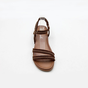 Vente <span class=keywords><strong>en</strong></span> gros Sandales plates confortables de luxe à semelle <span class=keywords><strong>en</strong></span> caoutchouc pour femme à la mode Sandales pour femme Sandales Femme <span class=keywords><strong>en</strong></span> Cuir - Product Image 5