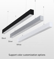 Luz LED lineal de acrílico para exterior, decoración de iluminación de edificio, contorno de fachadas