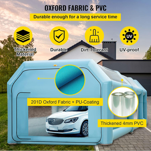 Custom Giant <b>Inflatable</b> Automotive Paint Booth <b>Inflatable</b> Paint Booth <b>Car</b> Paint Tent - Product Image 6