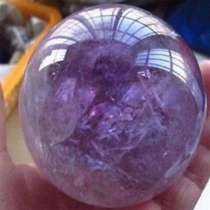 <span class=keywords><strong>Pierre</strong></span> naturelle, sphère de quartz améthyste naturelle, grande boule de cristal élégante, <span class=keywords><strong>pierre</strong></span> violette de guérison, 1 pièce, pierres et cristaux - Product Image 5