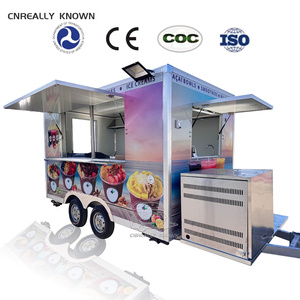 2025 Food Pizza Truck Sale Europe Concession Trailer With Toilet Fried Foodtruck For Switzerland - Product Image 3