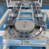 Système de fabrication flexible à haute précision avec convoyeur à rail circulaire multi-stations, moteur à roulement et engrenage QinGong T23