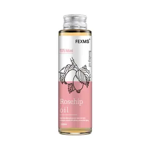 FEXMS Hagebutten öl Private Label Träger öl 3 Geschenkset OEM Flasche Glas Sweet Beauty Aroma therapie Farbe Pure