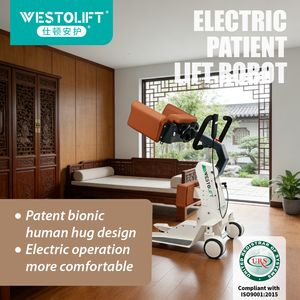 Lève-<span class=keywords><strong>personne</strong></span> électrique compact 100 kg - Palan portable certifié ISO pour personnes <span class=keywords><strong>âgée</strong></span>s de petite taille - Product Image 3