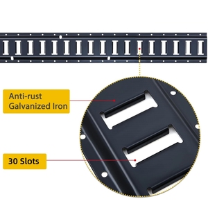 ชุดอุปกรณ์ยึด E-Track 4 ชิ้น ราง E-Track ขนาด 5 ฟุต พร้อมอุปกรณ์เสริม E-Track ห่วงเหล็ก O-Ring และเชือกผูกสำหรับรถบรรทุกและรถพ่วง - Product Image 2