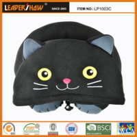 Excellents accessoires de voyage dormir voyage Camping avion capot mousse à mémoire cou à capuche oreiller avec capuche