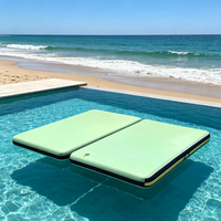 Plataforma Flotante Inflable Portátil, Ecológica y Duradera de Alta Calidad para Piscina, Playa y Océano, ACEHERO, 15 cm de Grosor