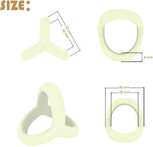 Penisringen Lichtgevende Haan Ring Zacht Rekbare Siliconen Hanen Harder Sterkere Erectie Vertraging Ejaculatie Seksspeeltjes Voor Mannen - Product Image 3