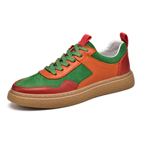 Dernières tendances de la mode, baskets de football chics de haute qualité, cuir véritable de vache blanc, chaussures pour hommes, marque Autres Chaussures 2025