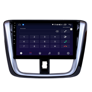 Lecteur Dvd de voiture avec écran IPS, autoradio, 10 pouces, à 8 cœurs, avec Wifi, stéréo, sous Android 10, 2 din, pour <span class=keywords><strong>Toyota</strong></span> Vios <span class=keywords><strong>Yaris</strong></span> 2014 2015 2016 2017 - Product Image 3