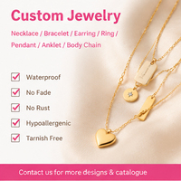 Collier pendentif abstrait en forme de coquillage en acier inoxydable plaqué or 18 carats Dingran pour femme, vente en gros, bijoux océaniques tendance et à la mode
