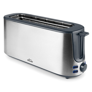 Tostapane Doppio Lacor in Acciaio Inox per 2 Fette con Funzione Scongelamento e Riscaldamento - Product Image 1
