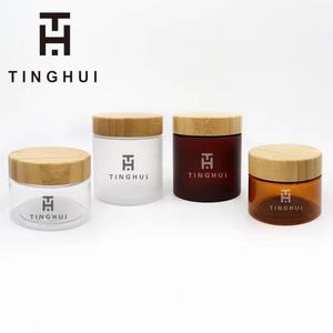 Échantillon gratuit, pot cosmétique en plastique de 250 ml, pot à miel en plastique noir, pots en plastique transparent pour crème corporelle avec couvercles à vis - Product Image 3