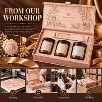 Boîtes cadeaux rigides magnétiques personnalisées de luxe, matériaux recyclés, doublure en éponge, laminage mat, gaufrage pour parfum, bougie, cosmétique