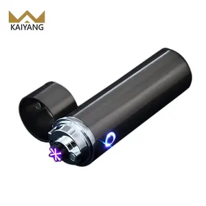 Cross Arc Cylinder 6 Arc USB Charging Electric Lighter Metal Personality Cigar Pipe Igniter