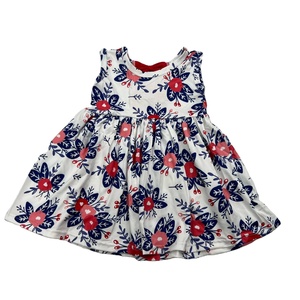Qingli OEM Ready Made vestito da bambina <span class=keywords><strong>di</strong></span> 2 <span class=keywords><strong>anni</strong></span> vestito con fiocco posteriore a buon mercato senza maniche abiti per le ragazze <span class=keywords><strong>di</strong></span> 5 <span class=keywords><strong>anni</strong></span> - Product Image 2