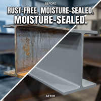 Peinture de protection anti-corrosion à base d'eau, barrière contre l'humidité, double usage intérieur/extérieur, pour bâtiments métalliques