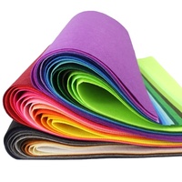 Feutre non tissé aiguilleté respirant et écologique à prix abordable, coloré, fait main, 2mm 4mm 6mm 8mm, 100% polyester
