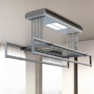 Manufacturer direct sales dual lamp remote control lifting <b>drying</b> disinfection voice controlled intelligent <b>drying</b> <b>rack</b> - Product Image 2