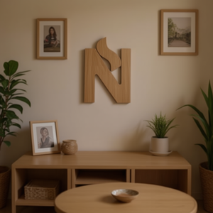 Lettere in Legno Numero N 15 Cm per Decorazione Insegne Murali - Product Image 3