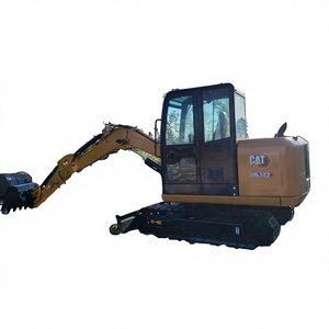 รถขุดขนาดเล็ก Caterpillar 305.5E ได้รับการรับรองมาตรฐาน CE รถขุดไฮดรอลิก Caterpillar 5.5 ตัน เครื่องยนต์คัมมินส์ พร้อมอุปกรณ์เจาะดิน - Product Image 1