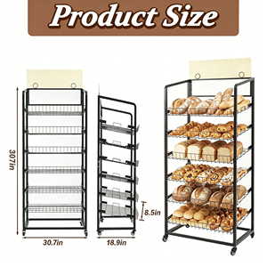 Espositore in Metallo Personalizzato per <span class=keywords><strong>Pasticceria</strong></span>, Stand Commerciale per Snack e Caffetterie - Product Image 2