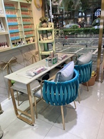 Tabouret de maquillage en velours moderne et minimaliste de luxe pour chambre à coucher, salon et salle à manger, chaise d'appoint
