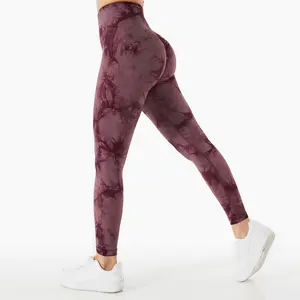 Mallas de Yoga sin costuras de varios colores, pantalones cortos de cintura alta, para correr y fitness