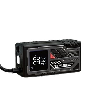 Portable Electric Tire Inflator Digital Display Lithium <b>Battery</b> ATJ-027 Car Air <b>Pump</b> - Product Image 1