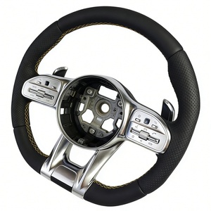 Volant <span class=keywords><strong>sport</strong></span> en cuir perforé pour Mercedes Benz W166 W167 W176 W177 W202 W203 W204 W205 - Product Image 6