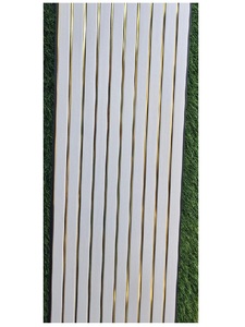Panneaux muraux cannelés Golden Line Designer en PVC pour intérieur, épaisseur 10 mm, largeur 300 mm, longueur 2500 mm, personnalisables, décoratifs - Product Image 2
