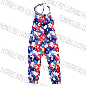 DH ODM adorabile <span class=keywords><strong>pagliaccetto</strong></span> aderente <span class=keywords><strong>elegante</strong></span> senza maniche stampato comodo per bambina carina - Product Image 6