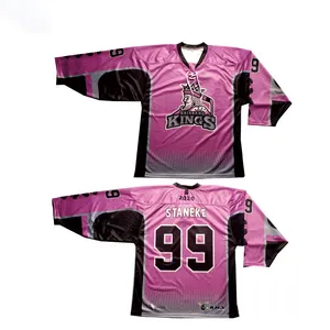 Fashionable Unique Design High Quality Custom Sublimation Team Sport Ice Hockey Jersey