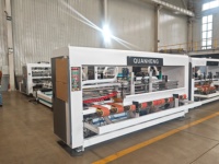 Máquina Plegadora y Encoladora Automática QHPACK 2400 Tipo Económico para la Fabricación de Cajas de Cartón Corrugado