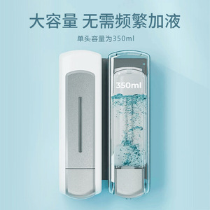 Interhansa Wall Mounted Soap Dispenser 1000Ml Hand Press Refillable Bottle For Hotel Bathroom - Product Image 4