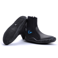 Bottes de plongée en néoprène 5 mm personnalisées OEM pour hommes et femmes, bottes de plongée antidérapantes à tige haute, fournisseur d'équipement de plongée en gros
