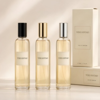 Flacons de parfum en verre vides de 100 ml, logo personnalisé, flacon vaporisateur de parfum, flacon vaporisateur pour le corps, flacon de brume d'ambiance avec boîte d'emballage