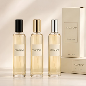 Botellas de <span class=keywords><strong>Perfume</strong></span> de Vidrio Vacías de 100 ml, Botella de Spray para Fragancias con Logotipo Personalizado, Botella de Spray Corporal, Botella de Spray para Habitaciones con Caja de Empaque - Product Image 3