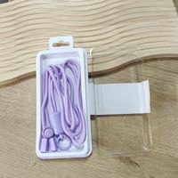 Cordon universel pour téléphone portable en polyester tressé à la main, sangle de transport transversale anti-chute pour téléphone mobile