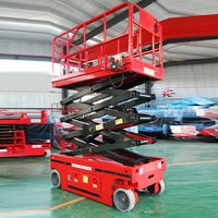 Plataforma Elevadora de Tijera Eléctrica Smartlog de 5.8m/6m, Capacidad de 500kg, Autopropulsada, para Trabajo Aéreo en Terrenos Difíciles, para Construcción