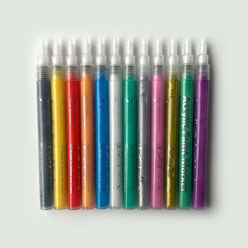 Wholesale Kid Stationery Art Set 12 Colors Art Supplies Set Kids Drawing Painting Marker Pen Set