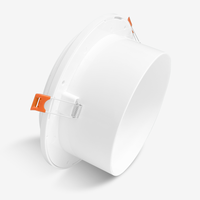 Diffuseur d'air frais en plastique ABS rond détachable pour système de ventilation HVAC, couverture de ventilation réglable pour intérieur