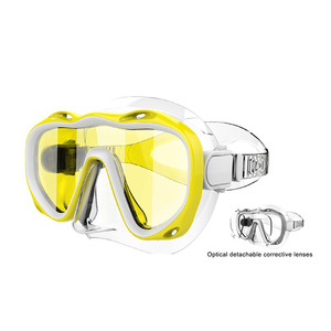 หน้ากากดำน้ำรูปปลาวาฬแฟชั่นคุณภาพสูงหน้ากากดำน้ำซิลิโคนปรับได้สำหรับผู้ใหญ่เลนส์แก้ว - Product Image 2