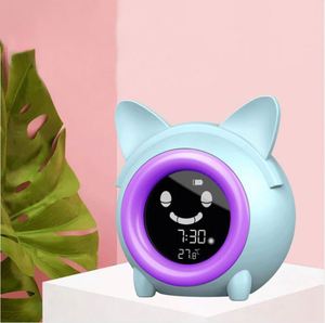 Mini Réveil Numérique Électronique Créatif Chat de Dessin Animé avec Veilleuse pour Enfants – Nouveau Design Horloge de Bureau et de Table - Product Image 2
