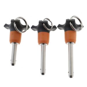 OEM Custom Stainless Steel Plunger with Axial <b>Lock</b> Black Oxide Finish Fully <b>Threaded</b> - Product Image 4