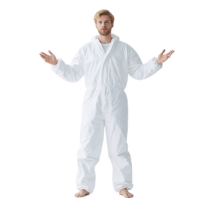 Bán buôn Dupont Tyvek loại 5/6 dùng một lần bảo vệ yếm không dệt microporous hóa chất bảo vệ dùng một lần hazmat phù hợp với - Product Image 6