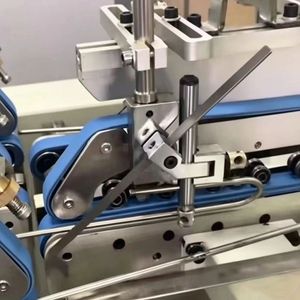 Machine plieuse-colleuse automatique de boîtes à fond plié Mini-650G, électrique, haute vitesse 250 m/min, pour la fabrication de boîtes en papier à colle froide, en bois - Product Image 5