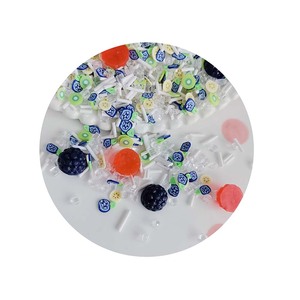 Trộn trái cây đất sét lát chuối mâm xôi Việt Quất Kiwi Trái cây Slime jimmies sprinkles Polymer đất sét sprinkles cho chất nhờn, snowglobes - Product Image 3